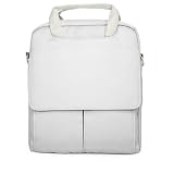 BoxWave Encompass Urban Acer Aspire One 722 Messenger Bag, Multi-Pocket Shoulder Carrying Case and Vertical Mobile Messenger Bag with Convenient Shoulder Strap and Handles for Acer Aspire One 722 (Cool Grey)