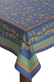 Tablecloth Olives Blue 70 Square