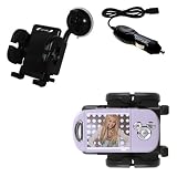 Disney Mix Stick DS17032 car windshield holder with Car Charger - Uses Gomadic TipExchange