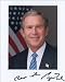 GEORGE BUSH AUTOGRAPH, PHOTO PRINT, APPROX SIZE 12X8 INCHES