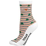 NCAA Texas Longhorns White St. Patrick's Day Crew Socks