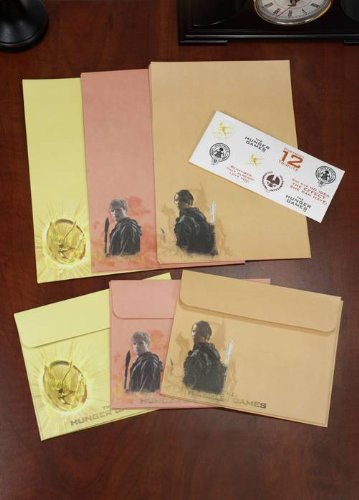 Hunger Games Stationary, Letters, and Stamps