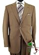 Nicoletti Made in Italy Cashmere / Wool Mens Suit 150's Hand Made Two Button Canvas Front Jacket Flat Front Pants Custom Working Buttonholes Business Suit Taupe