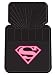 Search : Officially Licensed Vehicle Floor Mats Black - Rubber Front Floor Mats - SuperGirl Logo 26