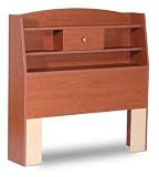 Bookcase Headboard in Autumn Cherry - South Shore Furniture - 3386098