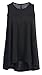 Flowy High Low Knit Tank Tops for Women and Juniors Loose Fit Relaxed