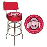 30-Inch NCAA Padded Swivel Bar Stool with Back - ASR161-34