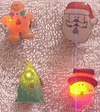 Flashing Magnetic Holiday Pins