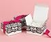 Hortense B. Hewitt Wedding Accessories Dynamic Design White and Black Favor Boxes, 25-Pack