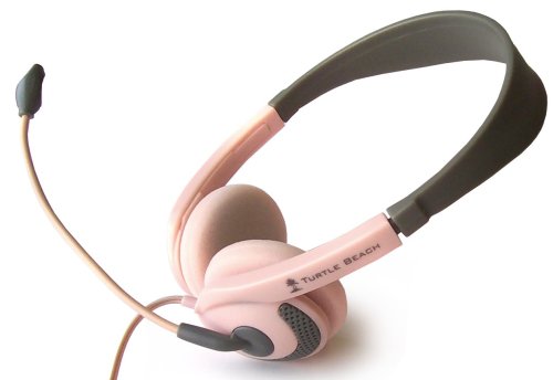Ear Force D2 Stereo Headphones + Boom Mic (Pink)