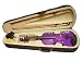 Musical Instruments : VIOLINSMART Solid PURPLE color 1/2 Size Teachers Recommended Student Violin + Bow + Case + Rosin Complete Set