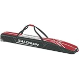 Salomon Wheely 2 Pairs Wheeled Ski Bag 190 - Bright-Red