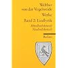 Werke. Gesamtausgabe. Mittelhochdt. /Neuhochdt.: Liedlyrik: BD 2