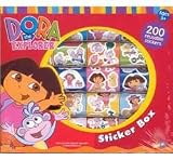 Dora the Explorer boxed sticker rolls -200+ Stickers
