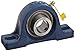 SKF SY 1.15/16 RM Pillow Block Ball Bearing, 2 Bolts, Normal-Duty, Setscrew Locking Collar, Contact Seals, Cast Iron, Inch, 1-15/16" Shaft, 2-1/4" Base To Center Height, 6-3/16" Bolt Hole Spacing Width, 7900 pounds Dynamic Load Capacity