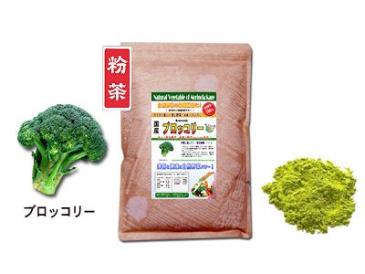 国産野菜粉末■ブロッコリー粉末　お徳用500g入（野菜パウダー）【送料無料】