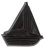 J. Michelle Chocolatier Solid Belgian Dark Chocolate Sailboat, Handmade in Hawaii, 2-Count Bag