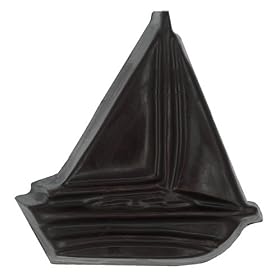 J. Michelle Chocolatier Solid Belgian Milk Chocolate Sailboat, 2-Count Bag