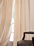 Signature Cream Cotton Linen Curtains & Drapes