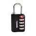 Kitchen & Housewares : TripNeeds Ultralock 200 High Security TSA Luggage Lock with 4-Dial Combination, Black