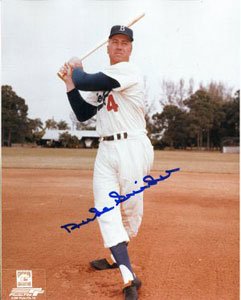 Duke Snider Signed Dodgers 8x10 Photo