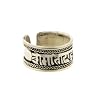 Tibetan Silver Buddhist Om Mani Ring