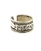 Tibetan Silver Buddhist Om Mani Ring