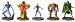 Search : Marvel Fantastic Four Figures - Set of 5 Vending Machine Toys