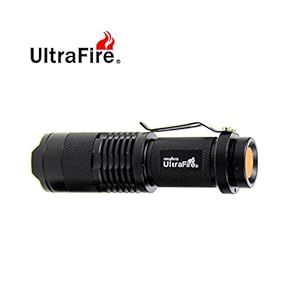 Mini Cree Led Flashlight 3 Modes Torch Adjustable Focus Zoom Light Lamp