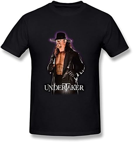 FUNSHIN Men's WWE The Undertaker 2015 Boxing Heavyweight T-shirt Black S