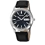 Seiko Men's SGFA03 Black Leather Strap Watch