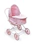 Badger Basket Gingham 3-in-1 Doll Pram Carrier And Stroller - Pink/White