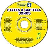 States & Capitals Songs-CD (Audio Memory)