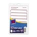 Avery File Folder Labels for Laser and Inkjet Printers, 1/3 Cut, Red, Pack of 252 (05201)