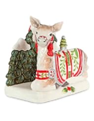 Fitz & Floyd Winter White Holiday Napkin Holder