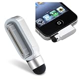 INSTEN Silver Stylus w/ Dust Cap compatible with Apple® iPhone® 4 & 4S/ iPod touch® / iPad®