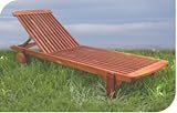 Review alfresia  / Hardwood Wheeled Sun Lounger