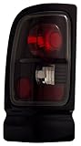 Anzo USA 211048 Dodge Ram Black Tail Light Assembly - (Sold in Pairs)