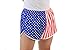 Costume Agent USA American Flag Running Shorts
