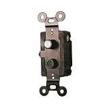Classic Accents Single Pole Antique Reproduction Push Button Light Switch
