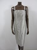 Ralph Lauren womens sleeveless straight woven silk dress