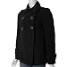Famous American Label Juniors Double Breasted Wool Pea Coat