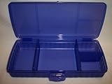 Tupperware Lunch N Things Divided Lunchbox, Craft Box in Deep Bluish Purple Color
