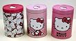 1 - HELLO KITTY TIN ROUND BANK