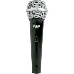 Shure C606-WD All-Purpose Dynamic Microphone with XLR Cable and 1/4-inch Adapter