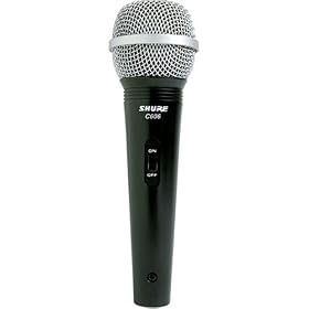 Shure C606WD All-Purpose Dynamic Microphone with XLR Cable and 1/4-inch Adapter