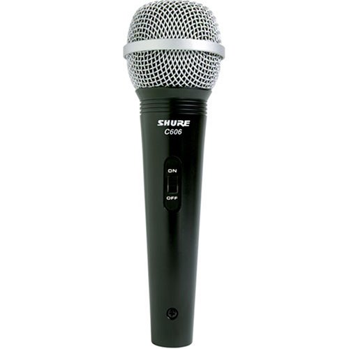 Shure C606-WD All-Purpose Dynamic Microphone with XLR Cable and 1/4-inch Adapter