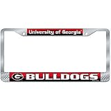 Georgia Bulldogs NCAA Chrome License Plate Frame