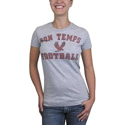 True Blood Football Womens Grey Junior T-shirt