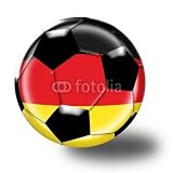 Wallmonkeys Peel and Stick Wall Decals - Football Germany - Removable Graphic